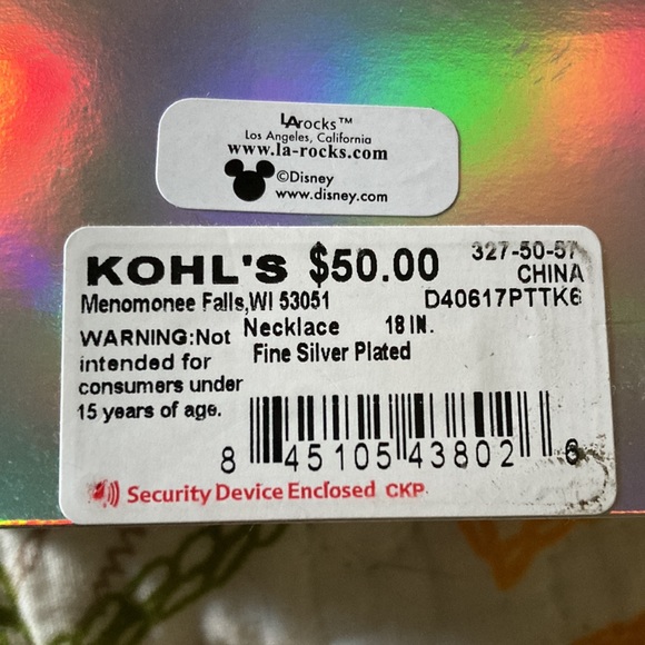 Disney Silver Plated Pendant - Picture 4 of 6